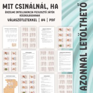 Mit csinálnál, ha… beszélgetős kártyák kisiskolásoknak