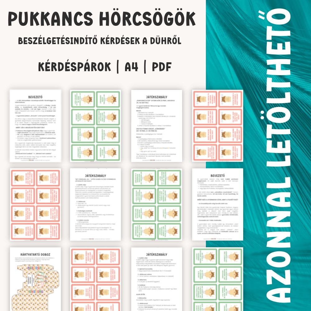 Pukkancs Hörcsögök | beszélgetős kártyák a dühről - Image 2