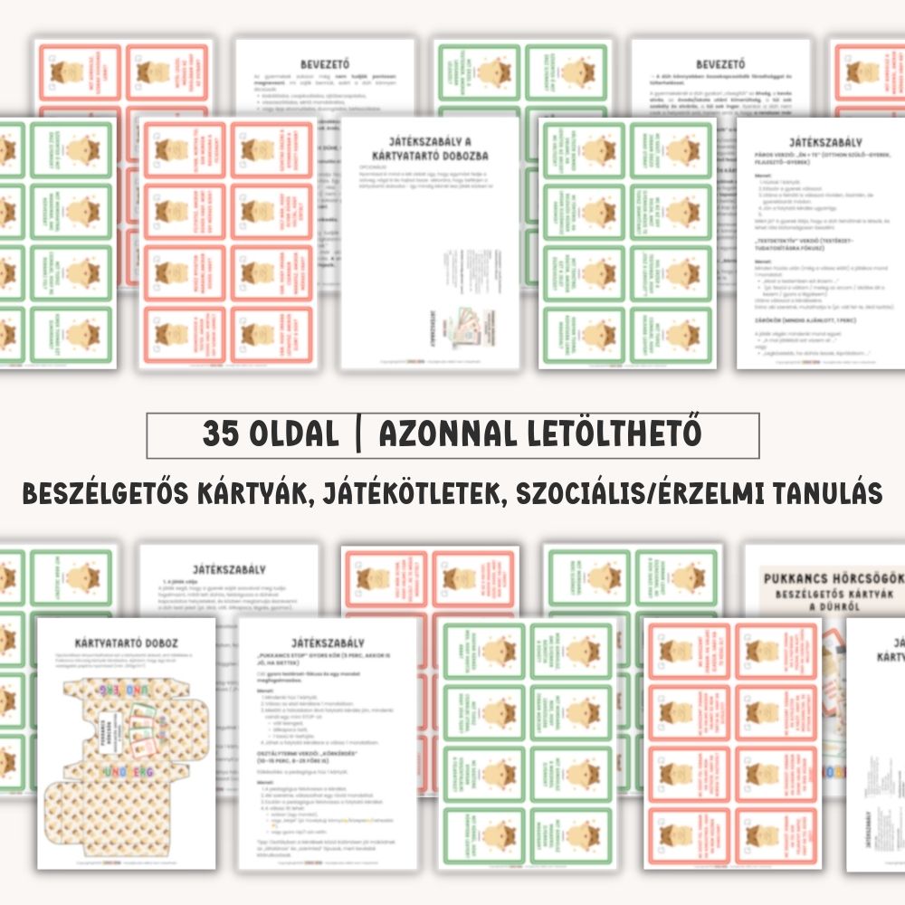 Pukkancs Hörcsögök | beszélgetős kártyák a dühről - Image 8