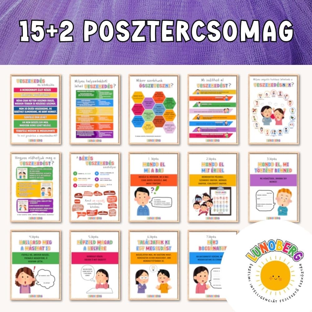 Békülős sarok posztercsomag gyerekeknek