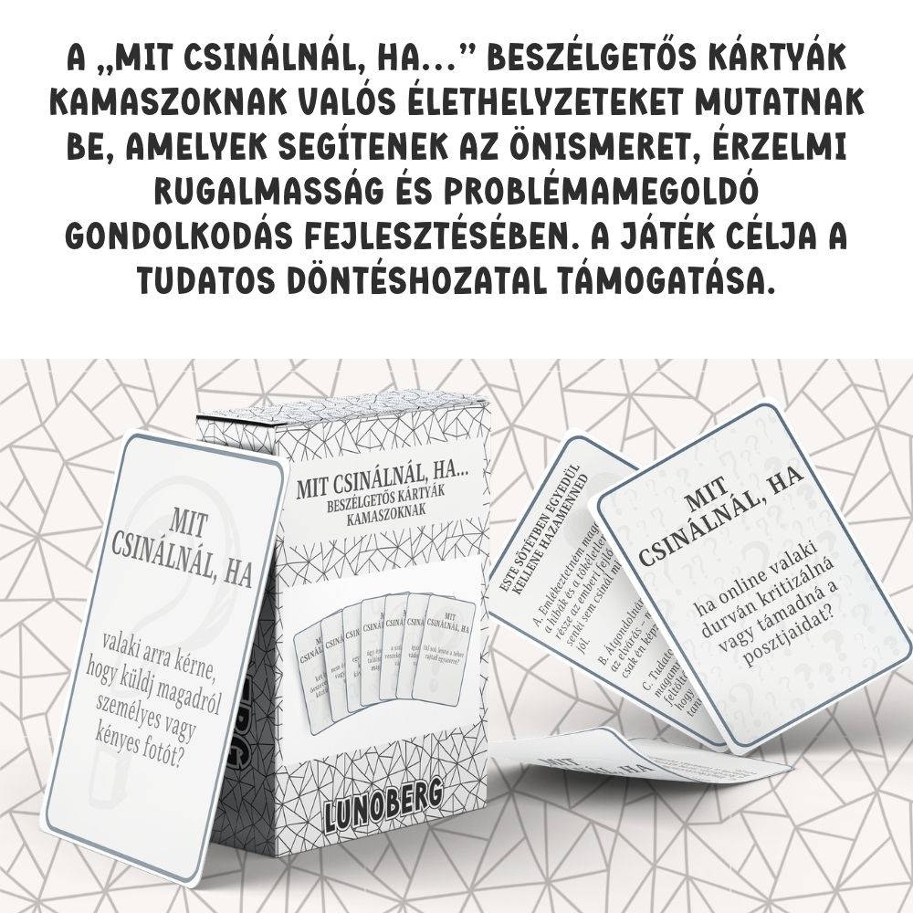Beszélgetős játékcsomag kamaszoknak | Érzelmek, döntések, helyzetek - Image 4